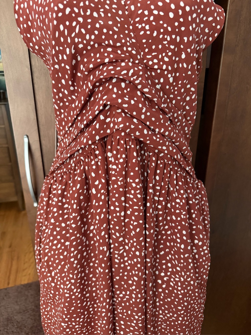 LaRoque Original Silk Halter Dot Dress - Picture 3 of 15